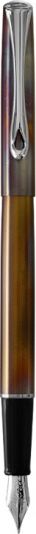 Diplomat Pióro wieczne DIPLOMAT Traveller Flame, F, brązowy
