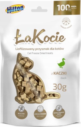 HILTON Liofilizowany przysmak z kaczki dla kota 30G