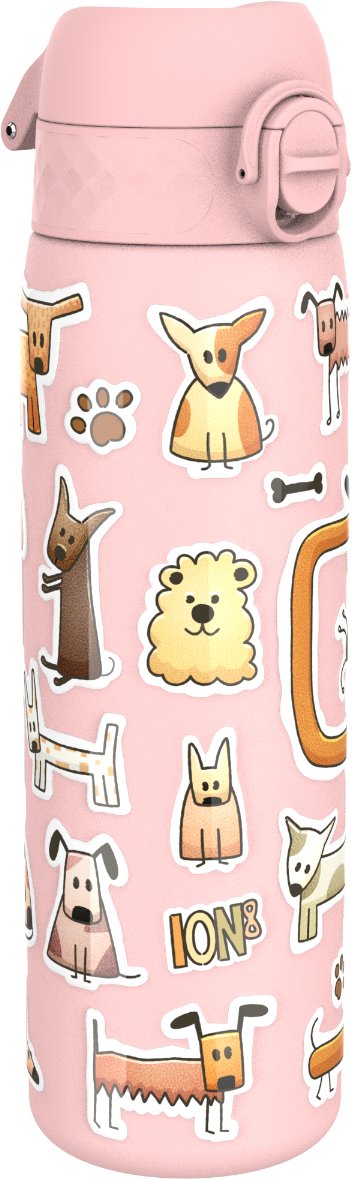 Bidon sportowy ION8 Single Wall I8SS600PPDOGS Dogs, 600 ml