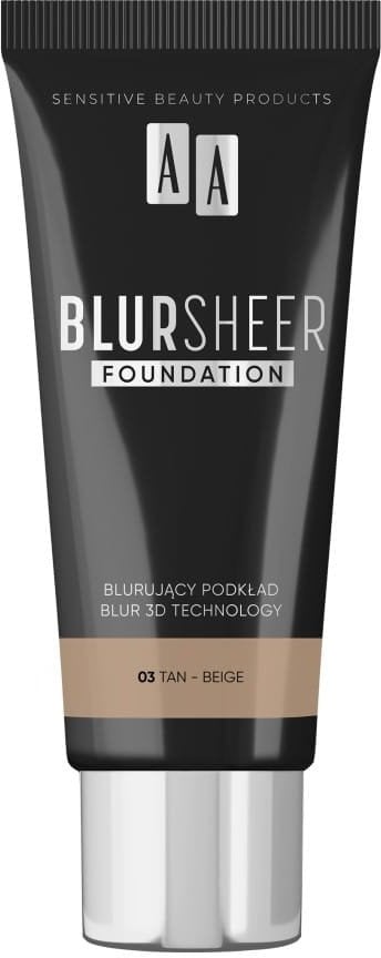 AA_Blur Sheer podkład do twarzy 03 Tan Beige 30ml