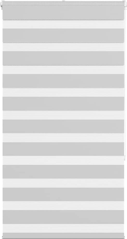 Roleta zebra, jasnoszara, szerokość tkaniny 70,9 cm, poliester