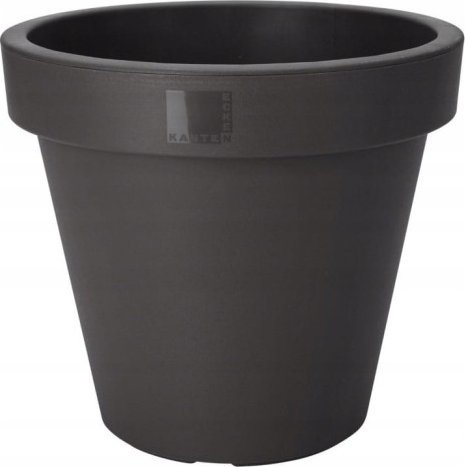 Koopman Osłonka plastikowa czarna ozdobna na kwiaty 35 cm