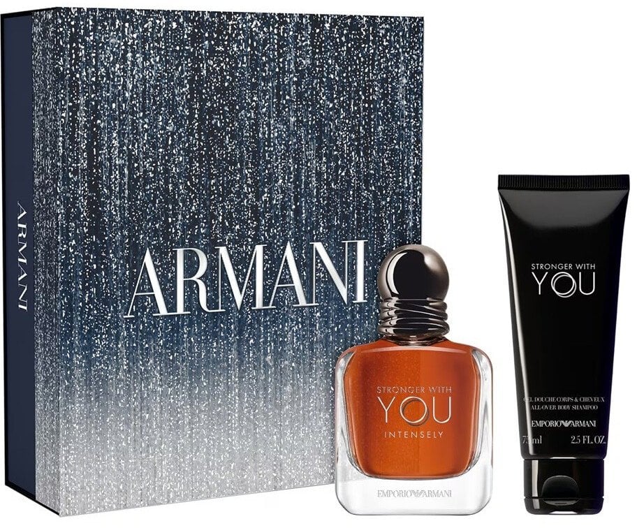 Giorgio Armani Stronger With You Intensely woda perfumowana 50ml + żel pod prysznic 75ml