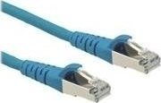 Roline ROLINE - Patch- Cable - RJ- 45 (M) to RJ- 45 (M) - 10 m - SFTP, PiMF - CAT 6a - blue (21.15.2847)