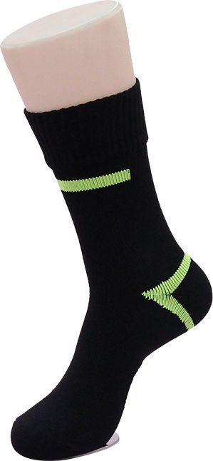 Guto skarpety wodoszczelne, wodoodporne, oddychające, bezszwowe, r. M, zielono-czarne