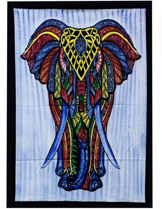 Bawełniane Tkaniny Ścienne - Elephant