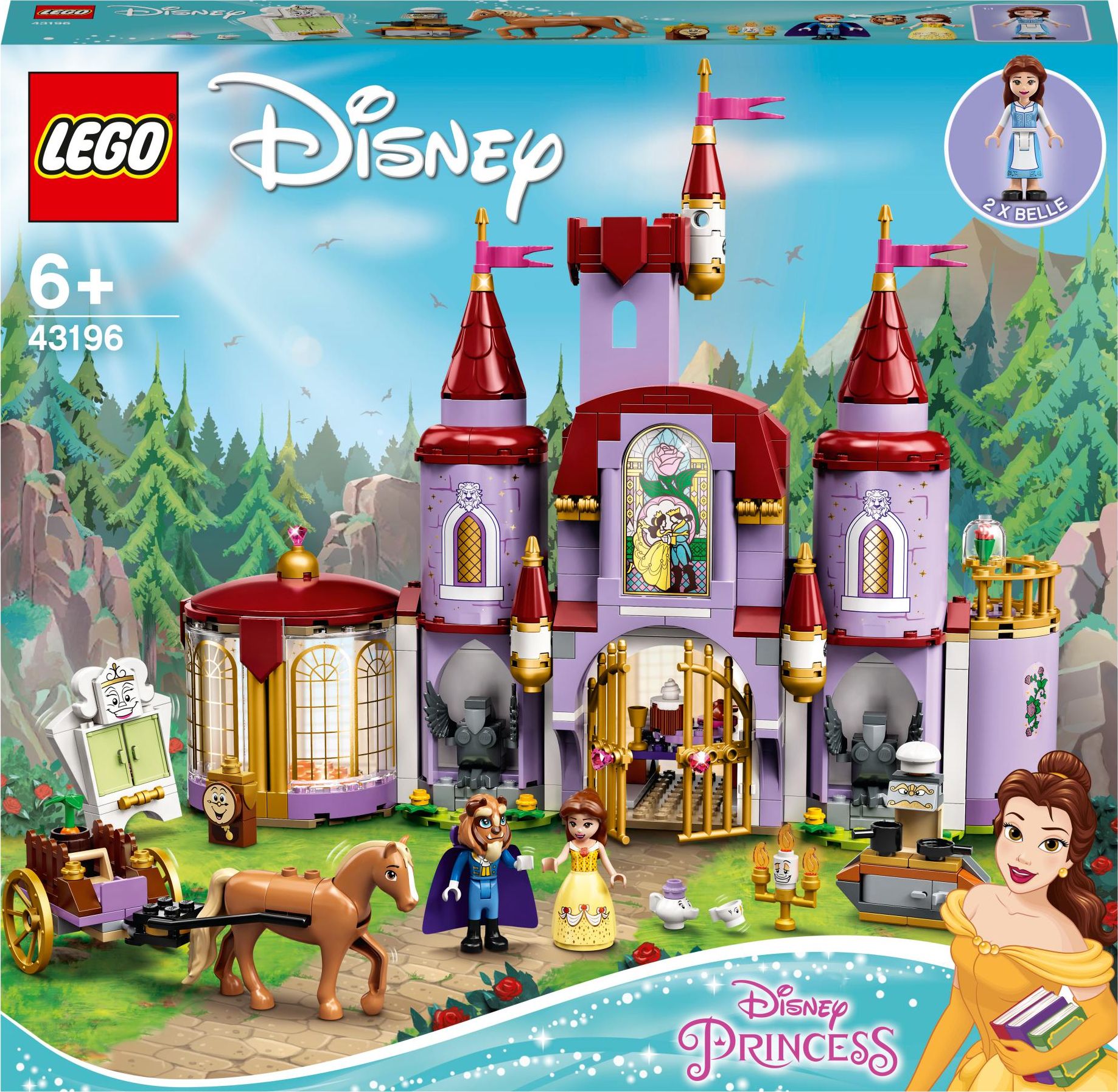 LEGO Disney Zamek Belli i Bestii (43196)