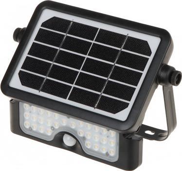 Naświetlacz SOLARNY REFLEKTOR LED Z CZUJNIKIEM RUCHU AD-SL-6108BLR4
