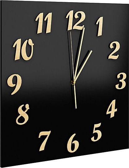 Profeos Zegar ścienny Presto - Czarny