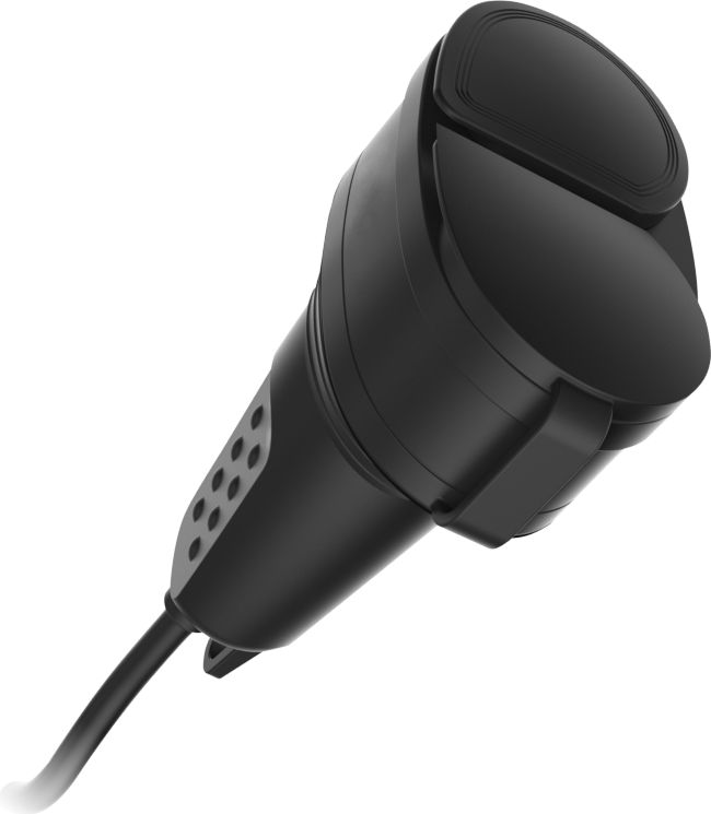 Orno Gniazdo przenośne gumowe 10/16A 2x2P+Z 230V IP44 (OR-AE-13117)