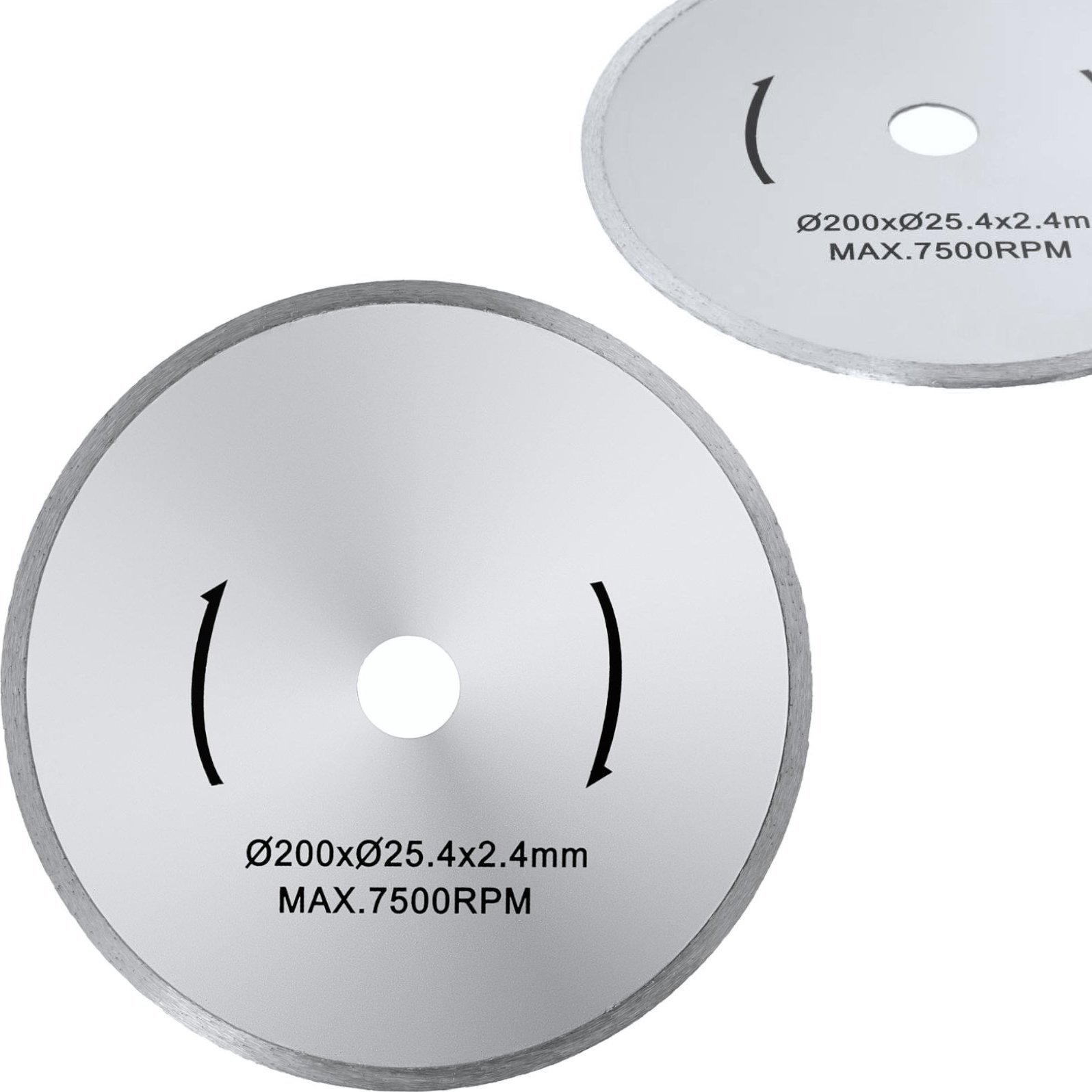 MSW Tarcza do piły tarczowej do cięcia glazury z diamentowym ostrzem śr. 200/25.4mm Tarcza do piły tarczowej do cięcia glazury z diamentowym ostrzem ś