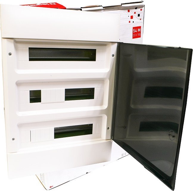 Legrand Rozdzielnia do ścian pusty PRACTIBOX S 3x18 137418
