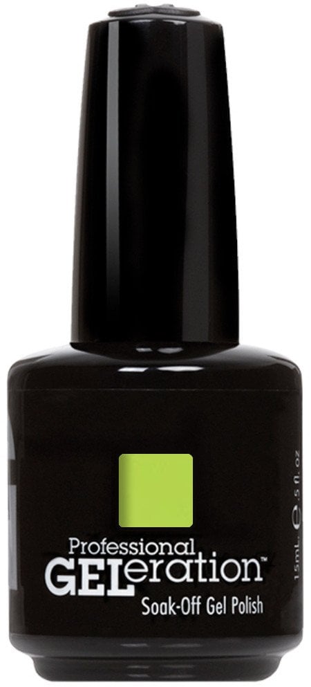 Jessica Jessica, Geleration Colours, Semi-Permanent Nail Polish, GEL-1143, Green, 15 ml For Women