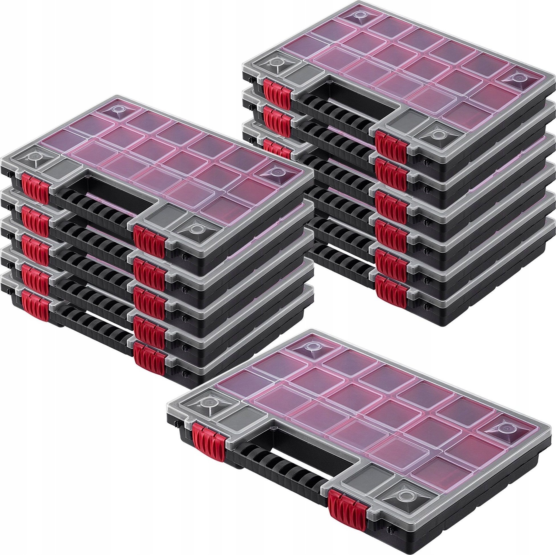 Kadax Organizer Warsztatowy Skrzynka 18 Szuflad 12szt