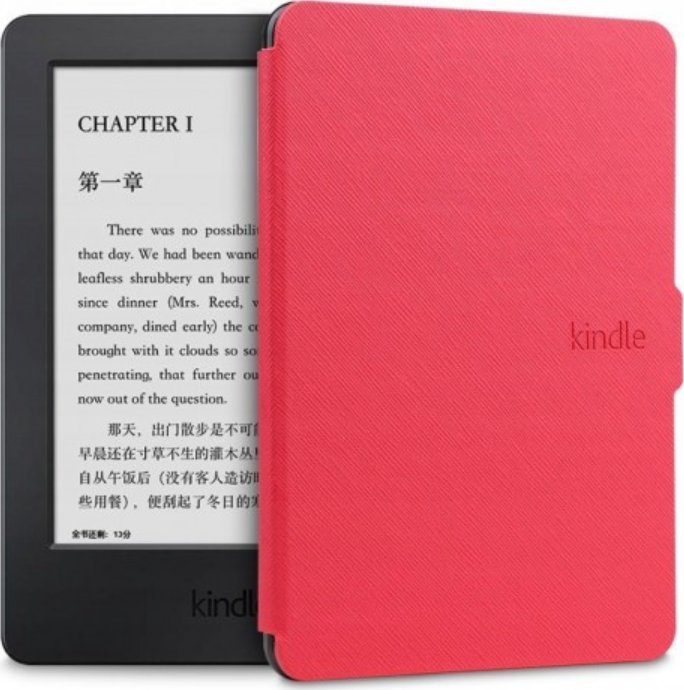 Pokrowiec Pan i Pani Gadżet Etui do Amazon Kindle 4 Czerwony