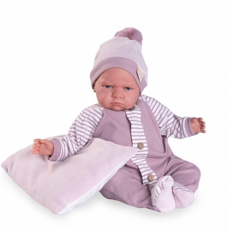 Lalka Berta Reborn z poduszką Antonio Juan 81390
