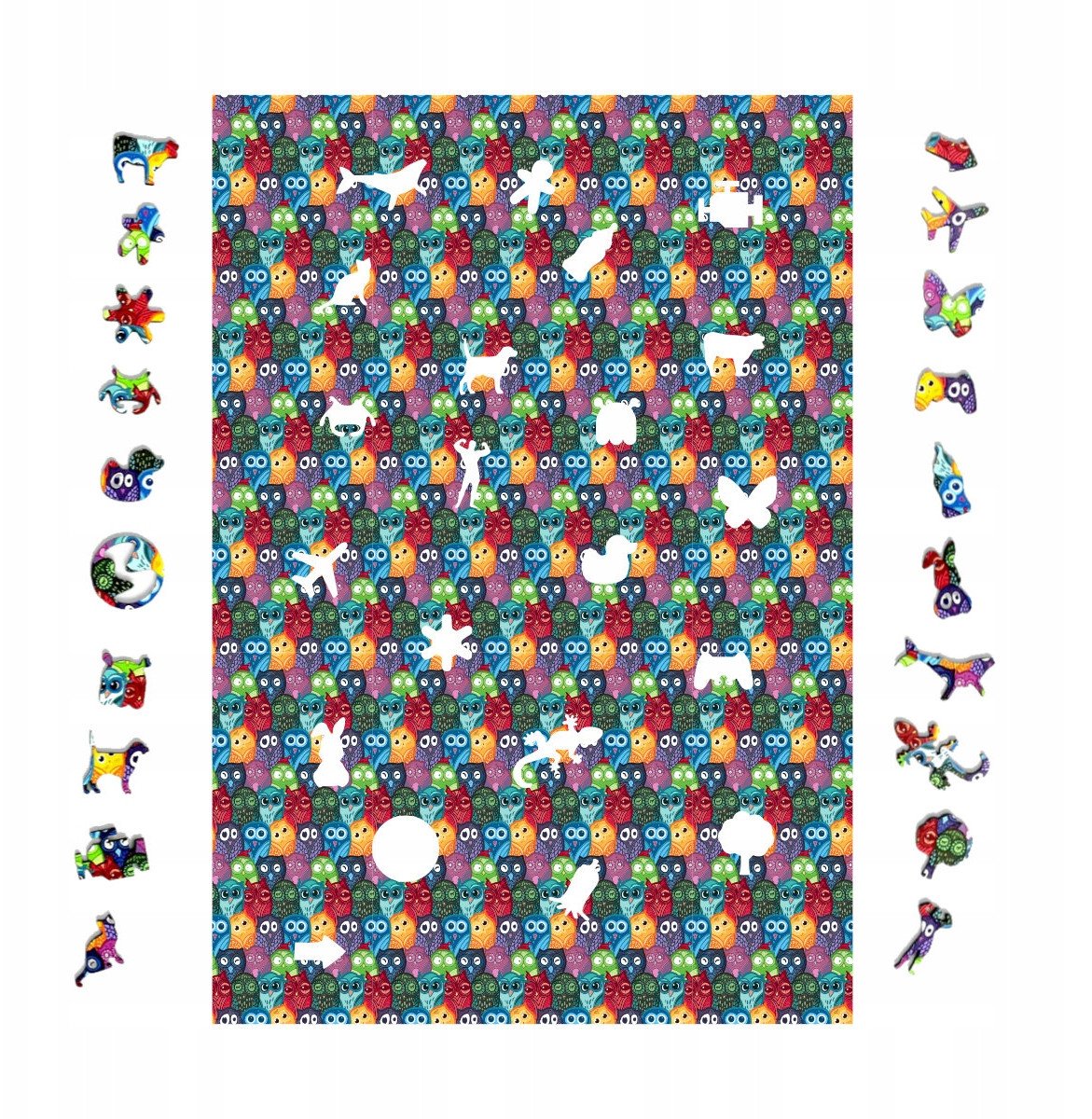 PUZZLE IMPOSSIBLE Sowy 480 ELEMENTÓW puzzle drewniane