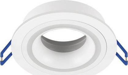 IDEUS Okrągła lampa podtynkowa Indi C do przedpokoju biała