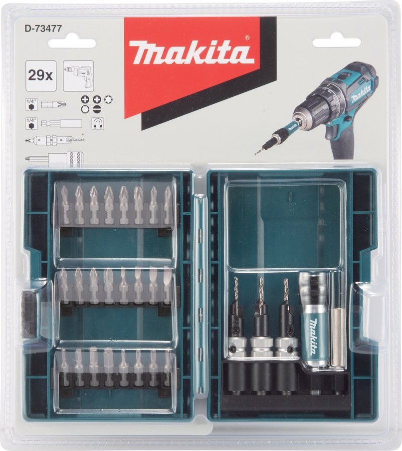 Makita ZESTAW BITÓW I NASADEK 29 EL.