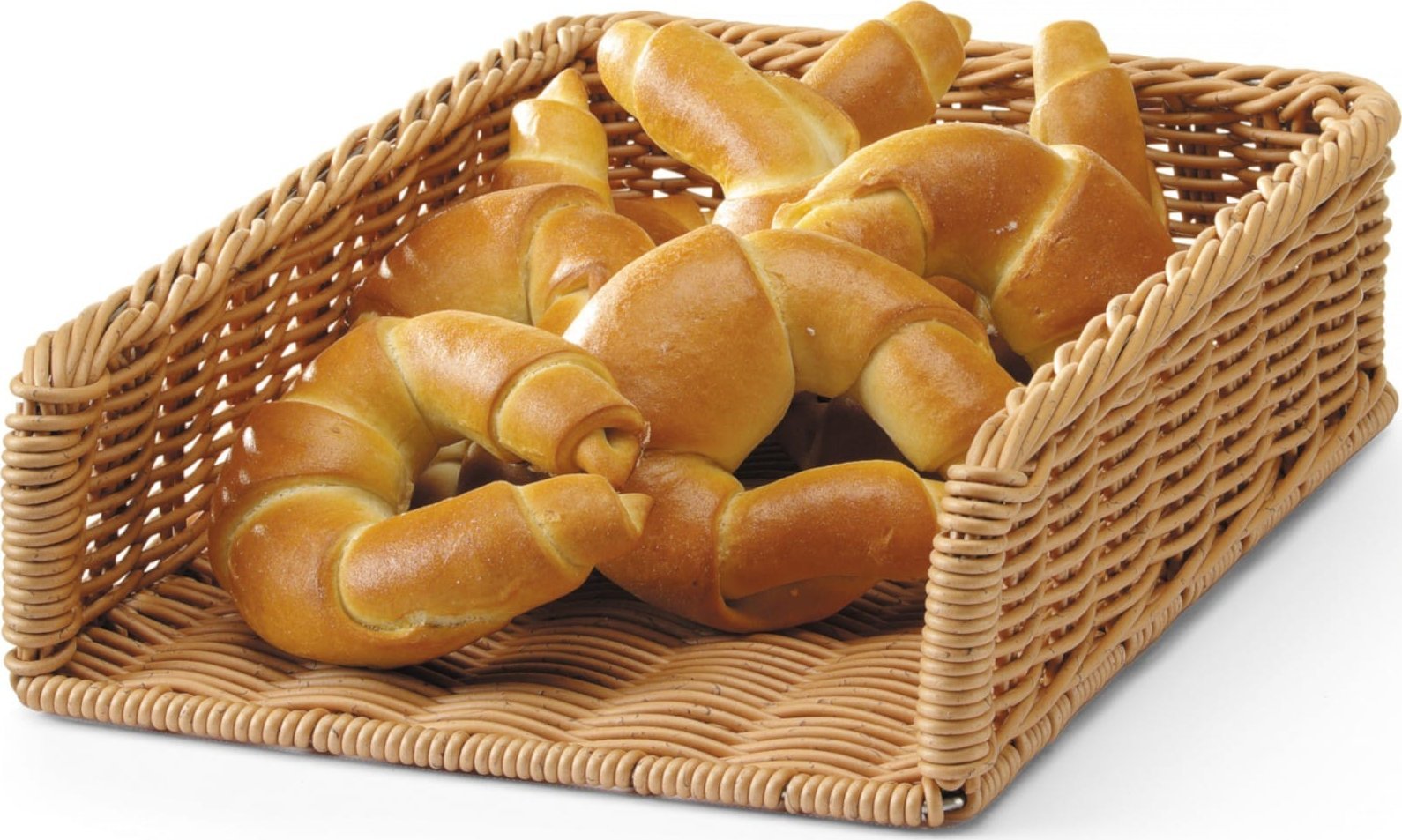 Hendi Kosz ekspozycyjny bufetowy na pieczywo z polirattanu 295 x 395 x 105 mm