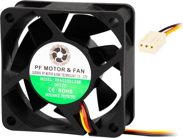 Wentylator Blow 60x25mm 12V kulkowy