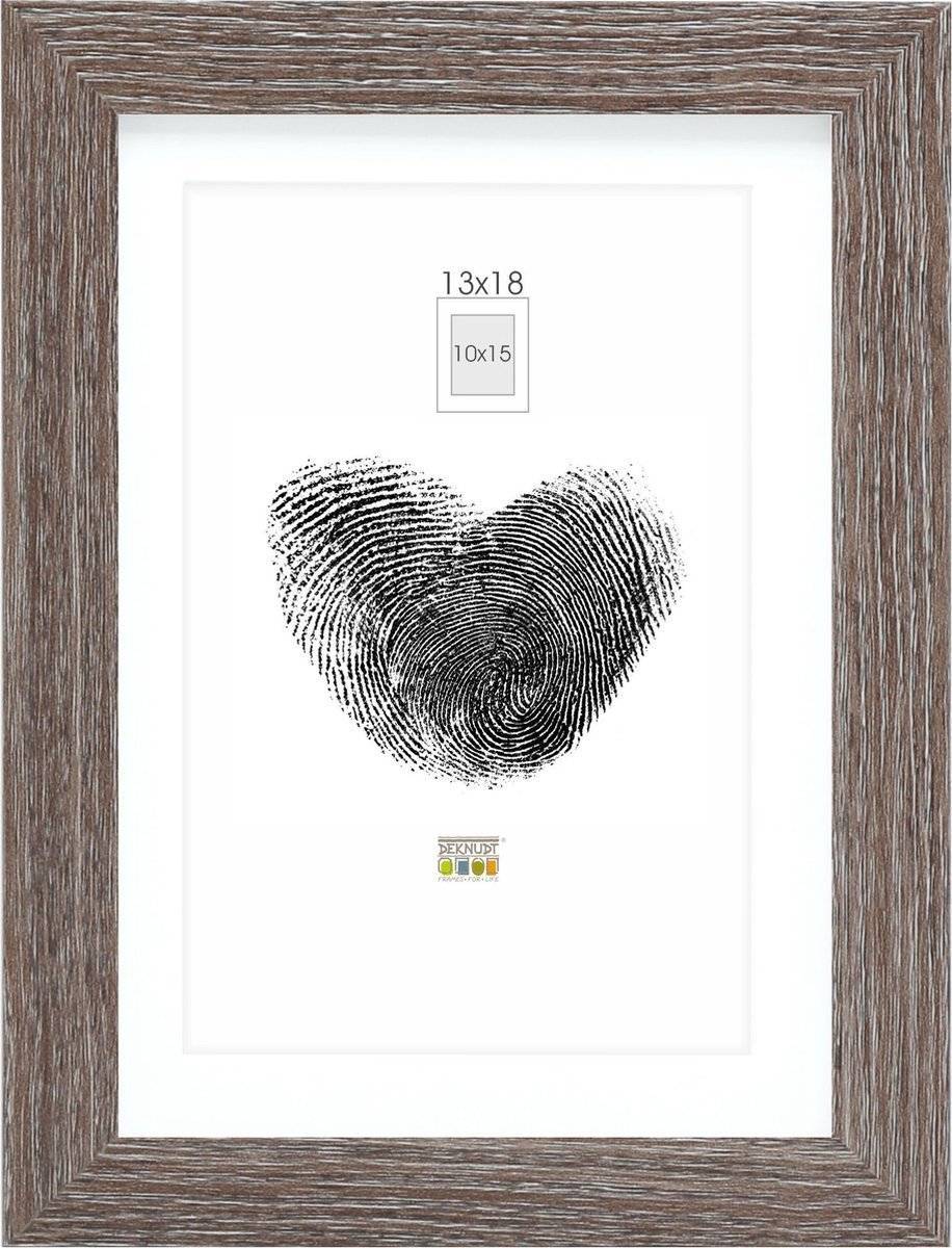 Ramka Deknudt Deknudt S66KH3 P1 18x24 Wood grey oak w. Passepartout