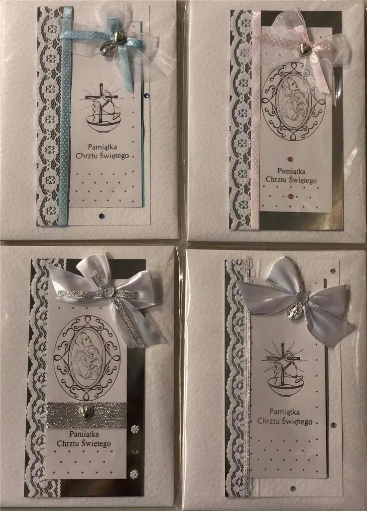 Panorama Książeczka ręcznie zdobiona A5 Chrzest Mix wzorów