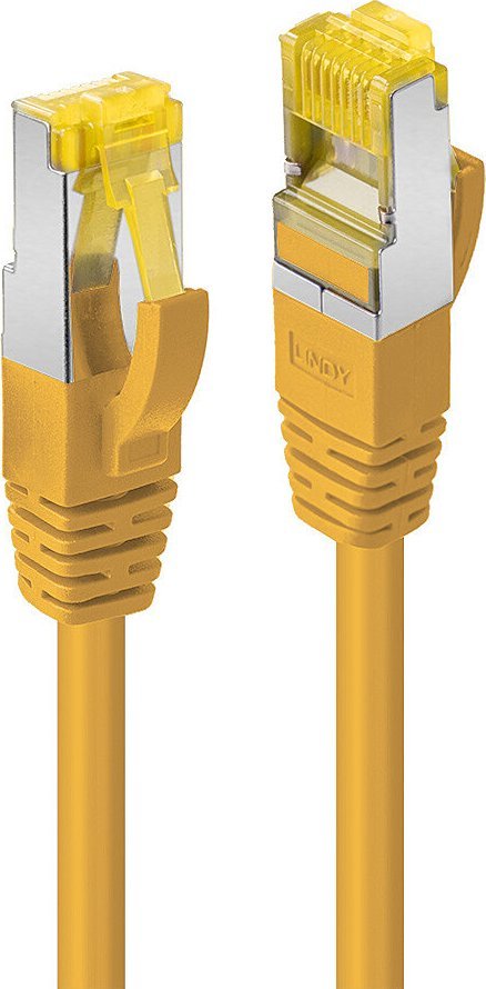 Lindy LINDY Patchkabel Cat6A RJ45 S/FTP Cat7 LSZH Kabel gelb 2m