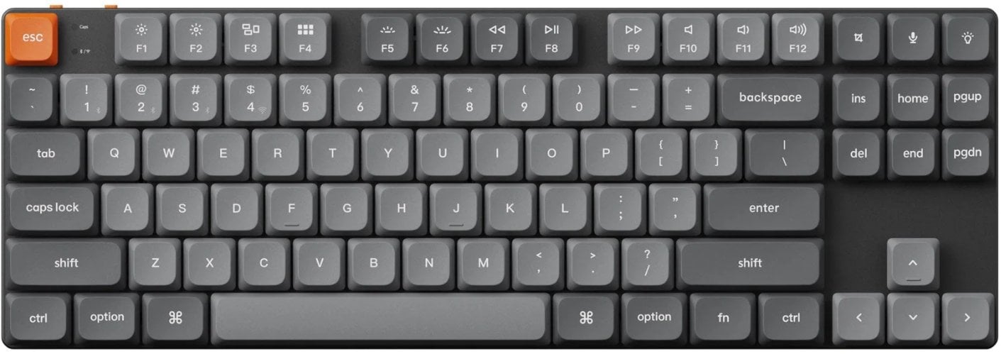 Klawiatura Keychron K1 Max QMK/VIA Gateron Brown (K1M-H3)