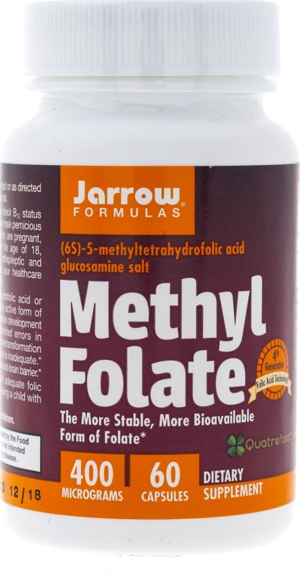 Jarrow Jarrow Formulas Methyl Folate (Folian) 400 mcg - 60 kapsułek