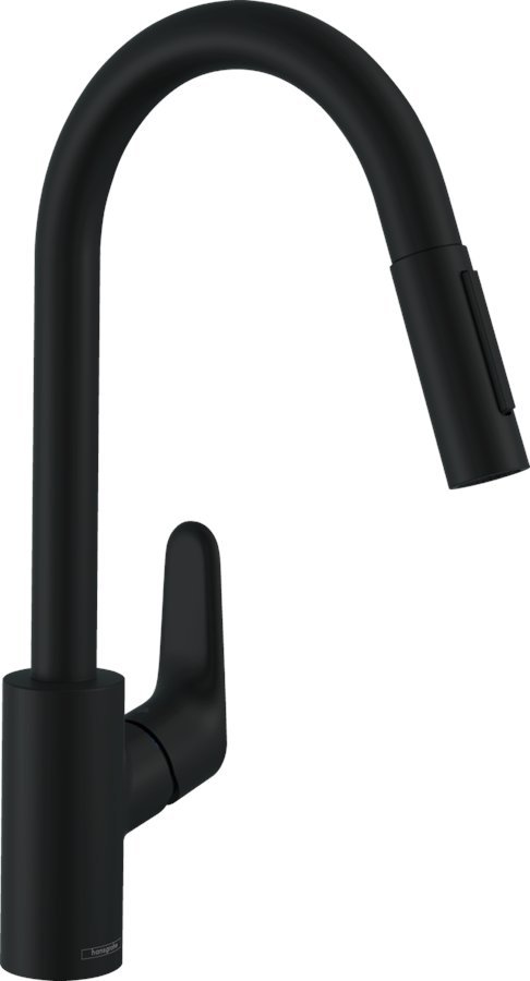 Bateria kuchenna Hansgrohe Focus stojąca czarna matowa (31815670)