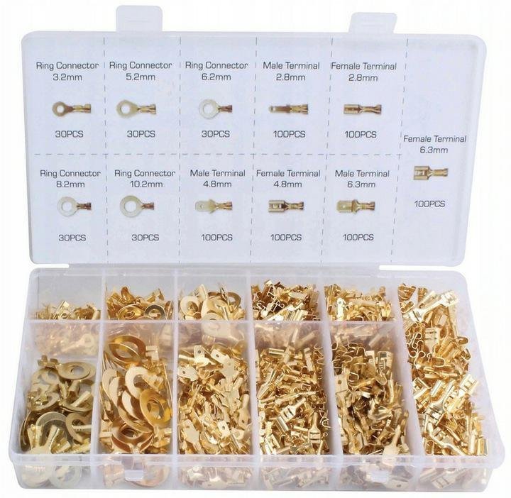 Zestaw konektorów samochodowych kablowych 750szt.(20)