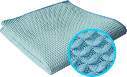 CleanPRO CleanPRO - Ścierka z mikrofazy, waflowa, 40x40 cm - Niebieska