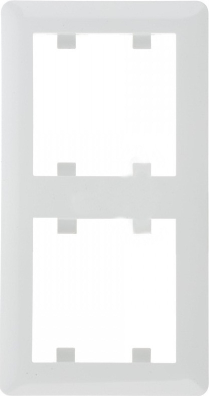 Hager Ramka podwójna pionowa Lumina 2 biała (WL5120)