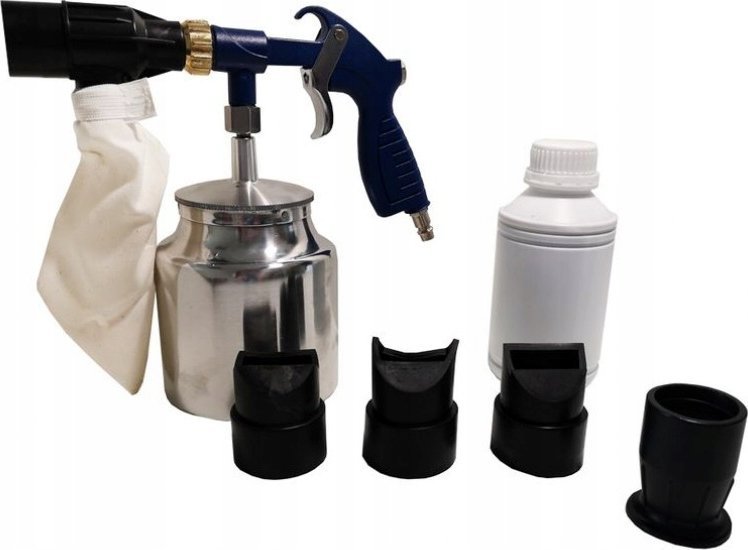 Forsage Pistolet do piaskowania piaskarka zbiornik 1l