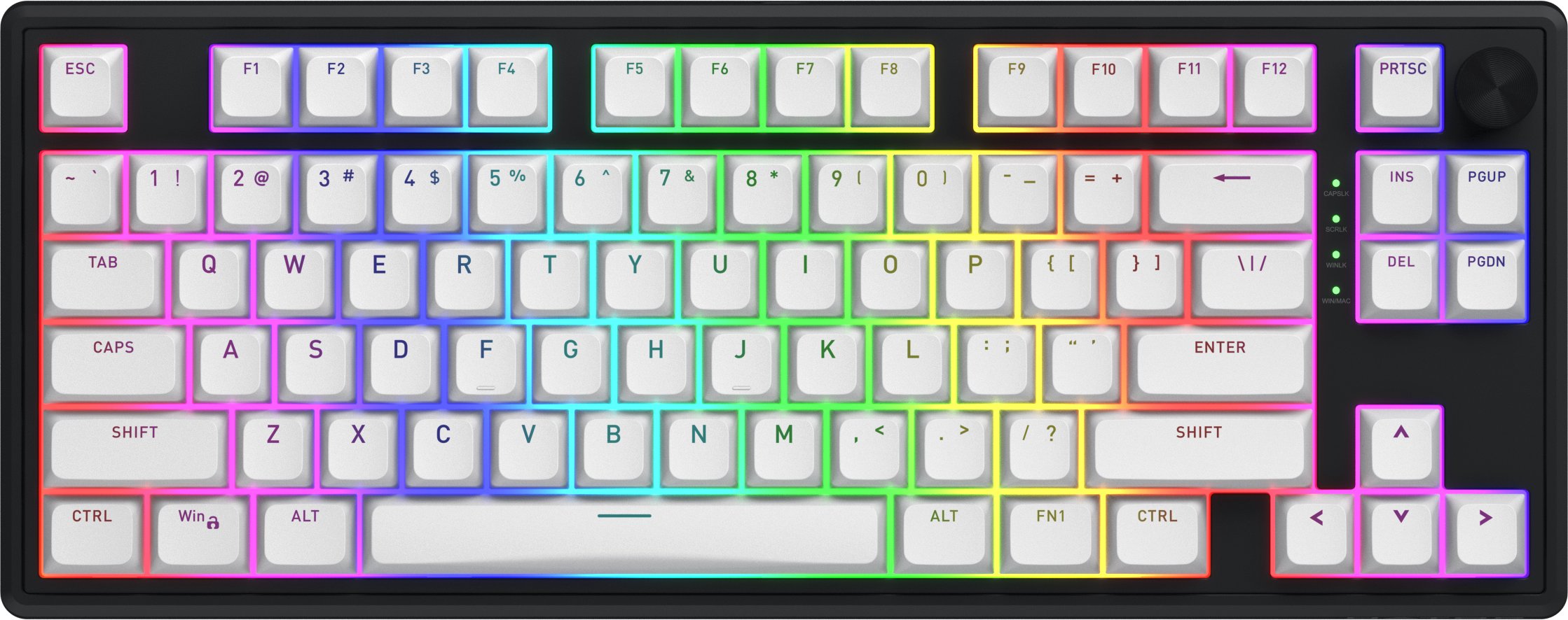 Klawiatura Hator Skyfall 80 Mag Ultra 8K Aurum Ice Magnetic (HTK1880)