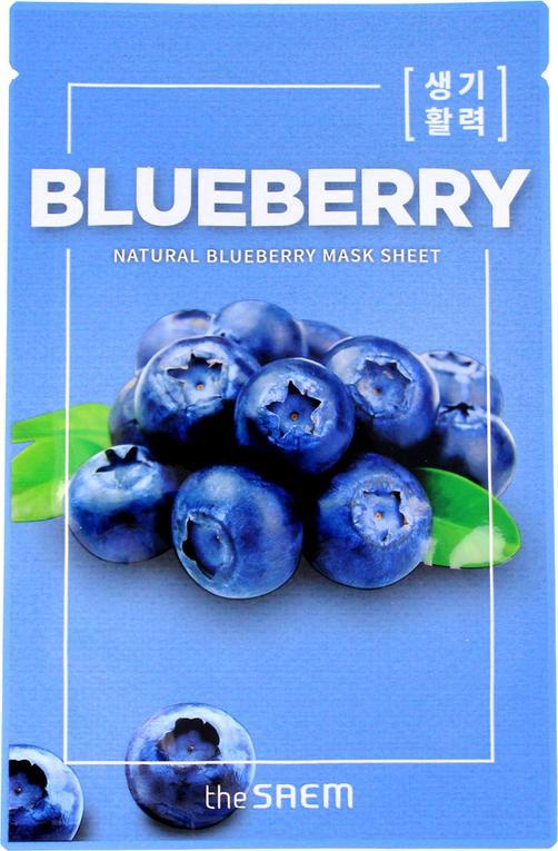 theSaem The SAEM Natural Mask Sheet Maska w płacie - Blueberry 21ml