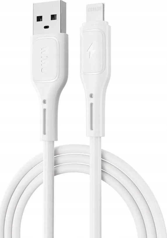 Kabel USB WiWU USB-A - Lightning 1 m Biały