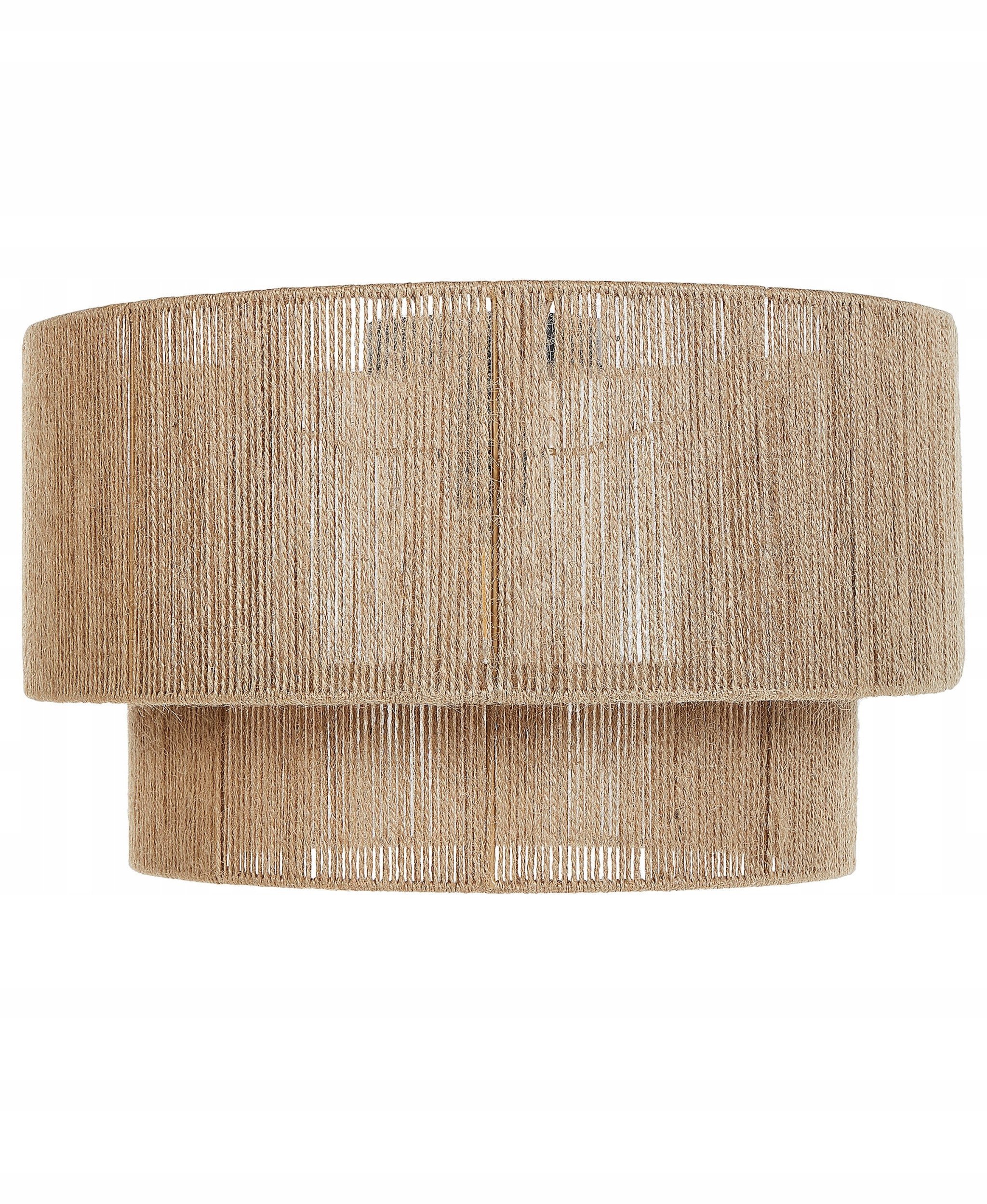 Lampa sufitowa Beliani Lampa sufitowa DORING Juta Naturalny