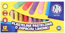 Astra Plastelina pastelowa 12 kolorów o zapachu limonki