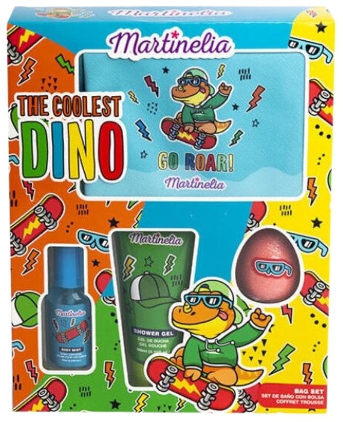 Vonios rinkinys vaikams Martinelia The Coolest Dino, 4 vnt.