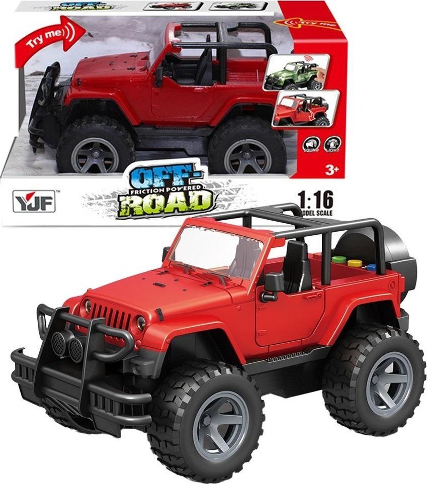 Jeep czerwony na baterie