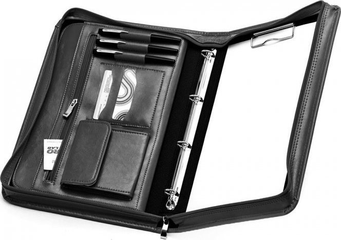 AKTÓWKA TECZKA NA DOKUMENTY BIWUAR A4 SOLOME #7 SZARA