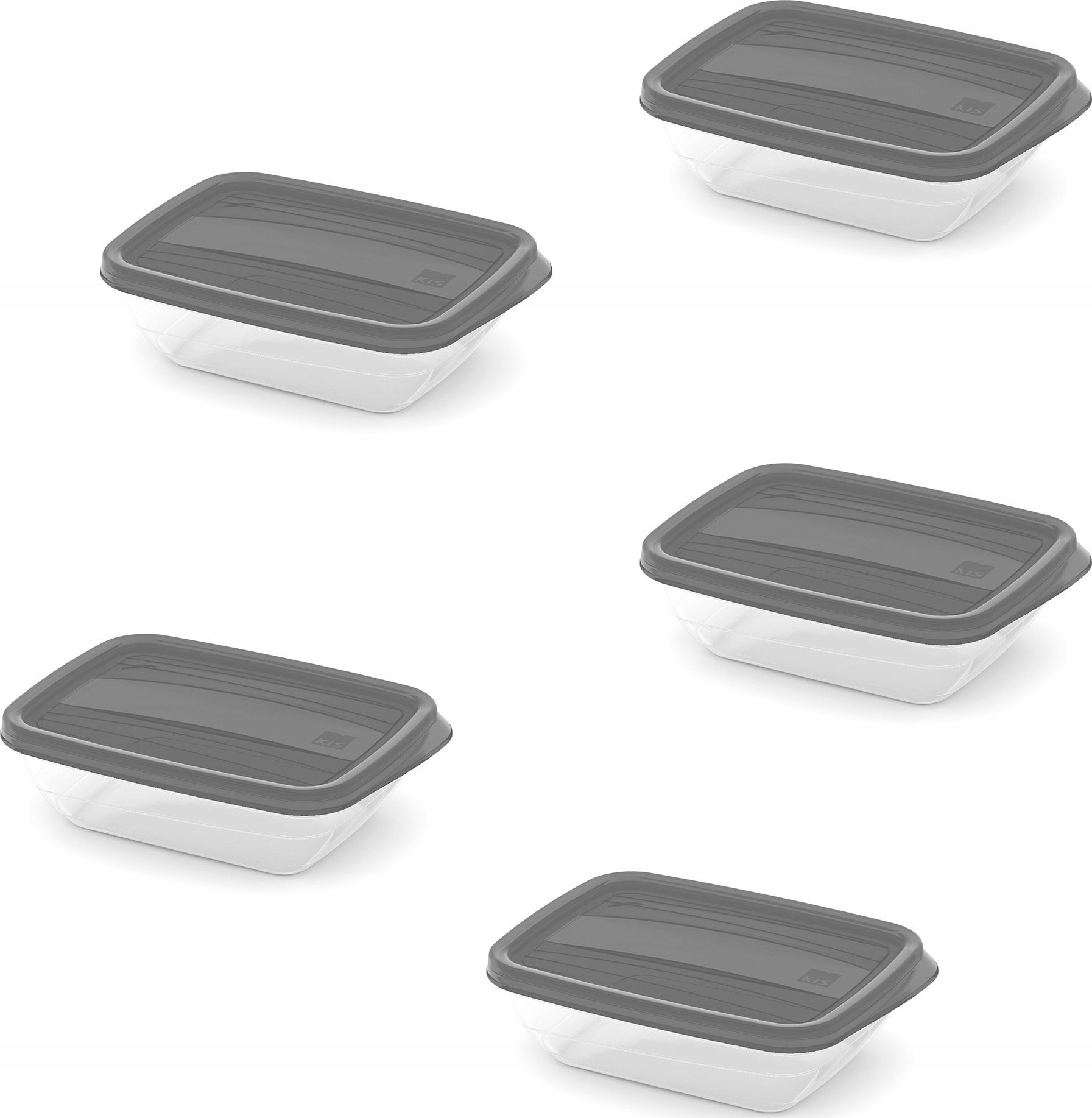 Kadax Curver Zestaw Pojemników Śniadaniowych 5 x 0,5L