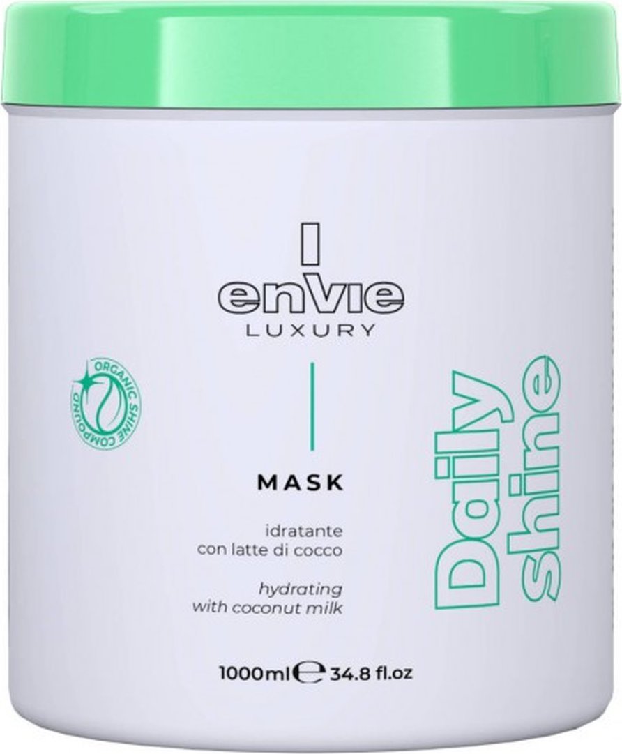 Envie Luxury Daily Shine Maska Nawilżająca Do Włosów Kokosowa 1000ml