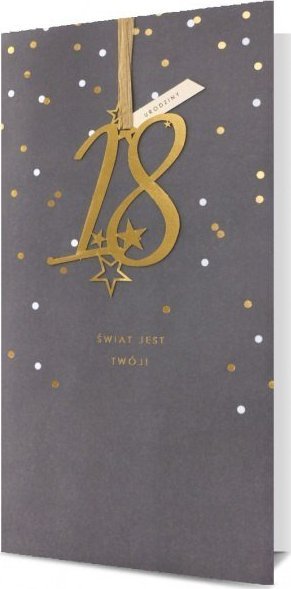 Pan Dragon Kartki karnet HM 100-1099 18 Urodziny