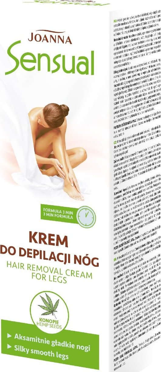 Joanna JOANNA Sensual Krem do depilacji nóg -konopie 100 g