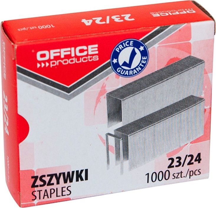 Office Products Zszywki 23/24 1000 sztuk