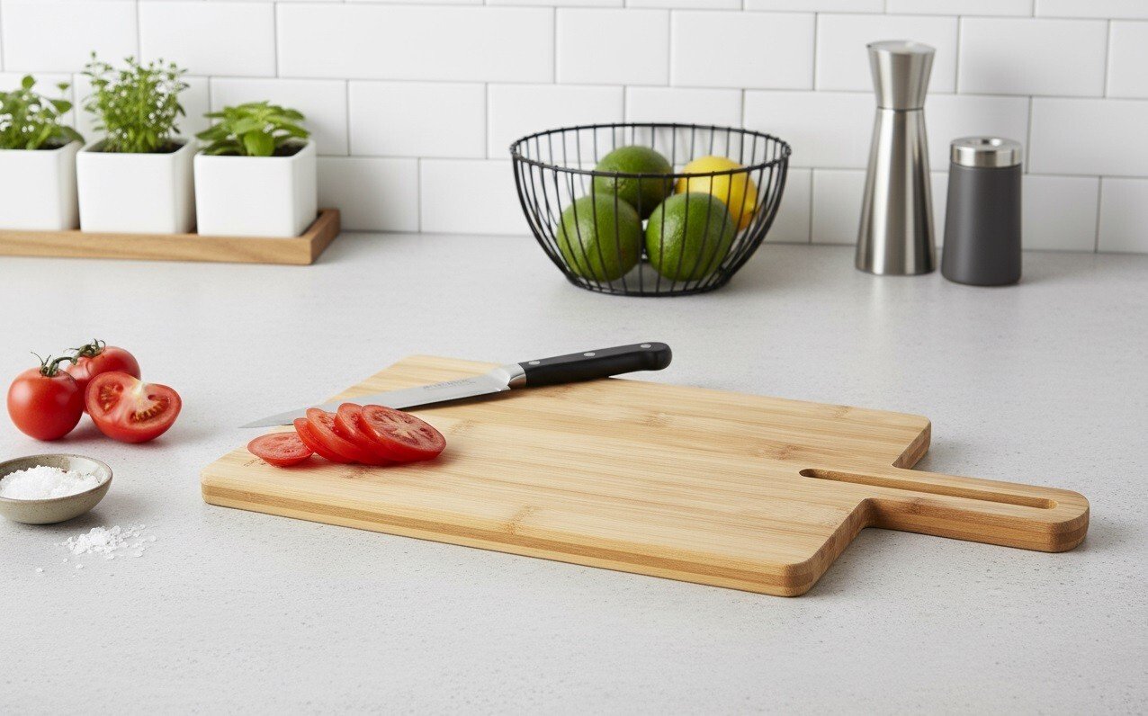 Deska do krojenia 40x20 cm bambusowa Ravi 91880