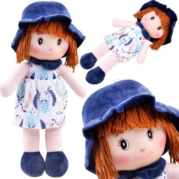 Jokomisiada Mięciutka Lalka Maja szmacianka w kapeluszu ZA3866